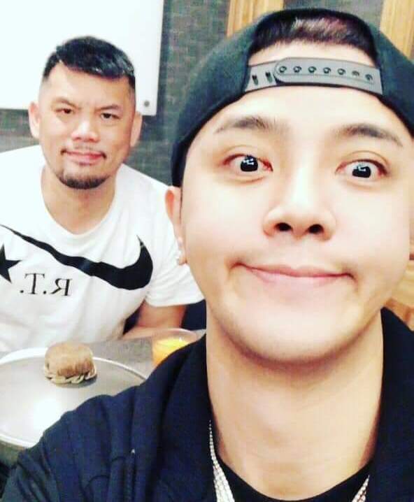 罗志祥(前)与张皓明是好友