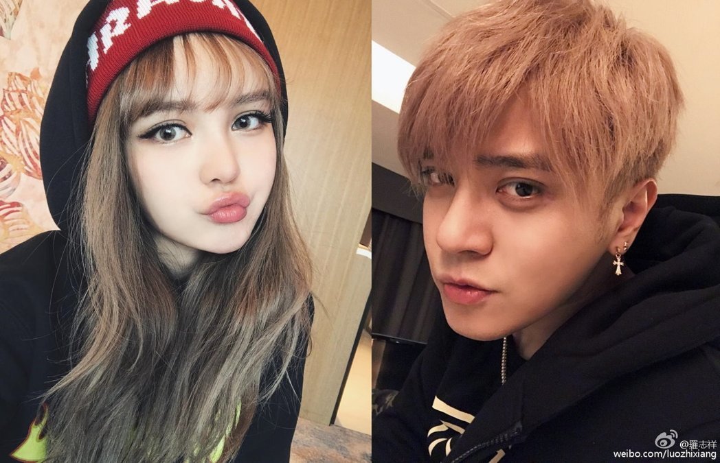 周扬青（左）与罗志祥分手约3个月